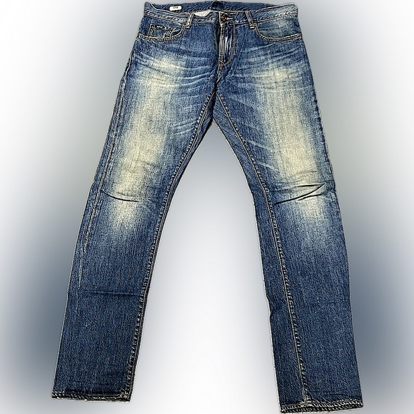 Rifle Men jeans blue denim size 30 slim fit 100% cotton - Picture 1 of 5